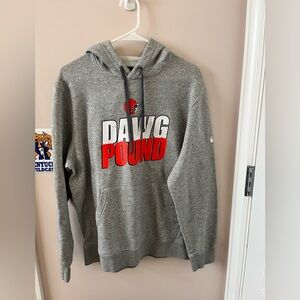 NFL Browns Dawg Pound Nike Men’s Hoodie Size Large